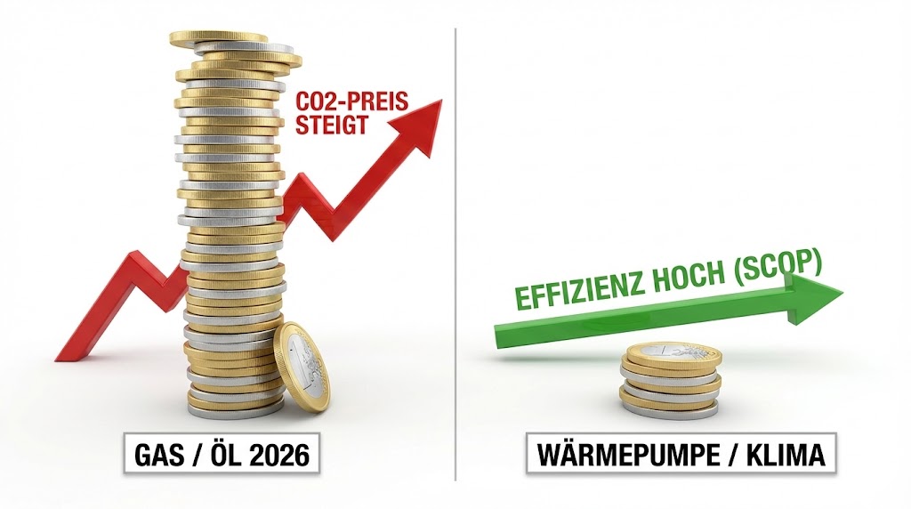 Heizkosten-Check 2026: Warum die Split-Klimaanlage Gas und Öl jetzt endgültig abhängt